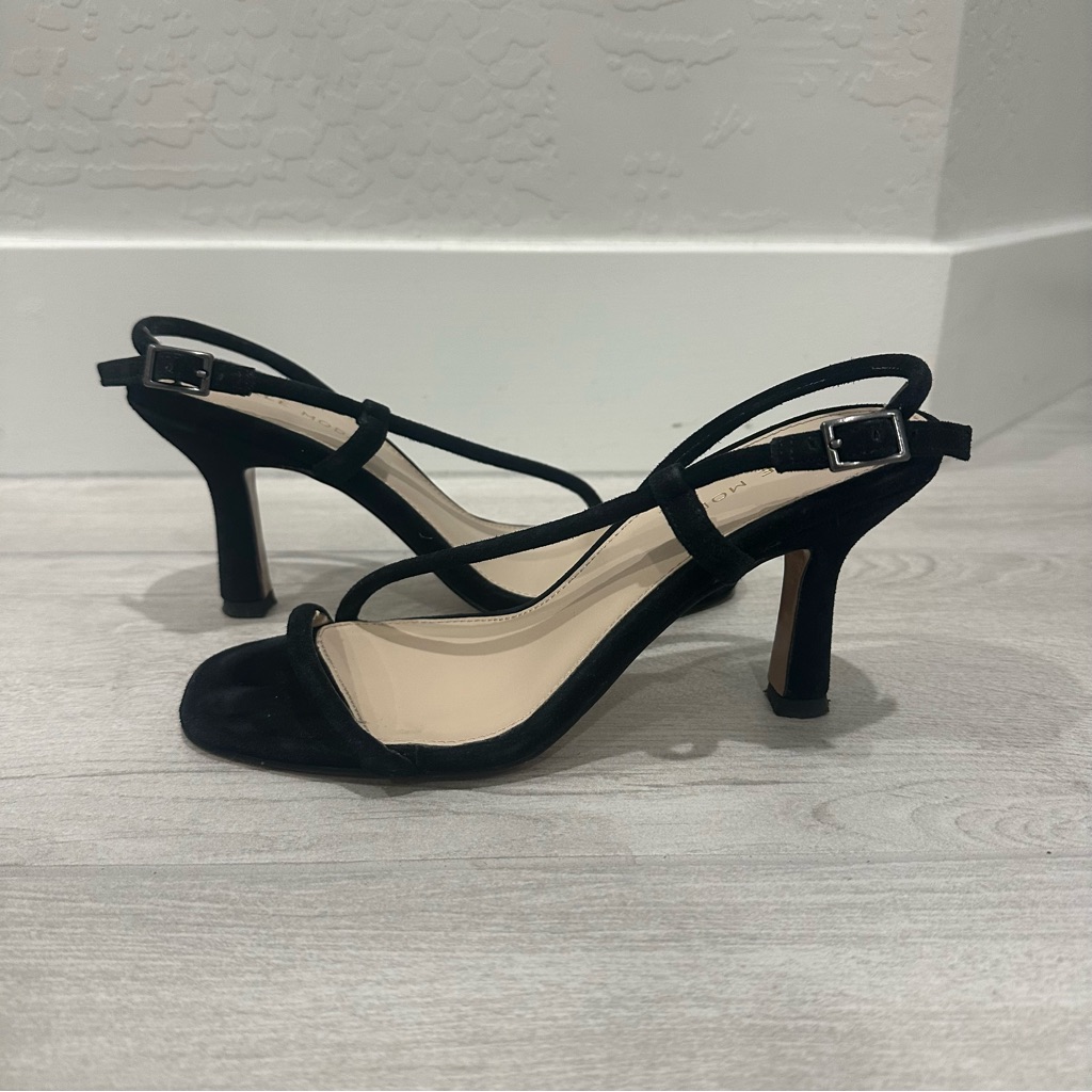 Pelle Moda Osment Sandals In Black Suede